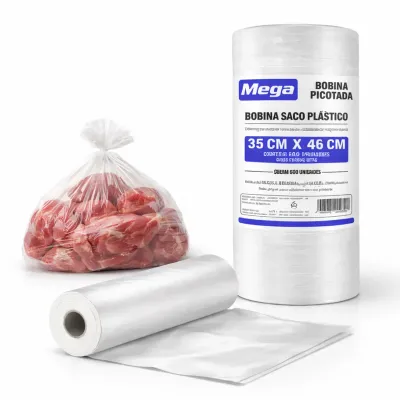 Bobina Picotada para Açougue (35 x 45)